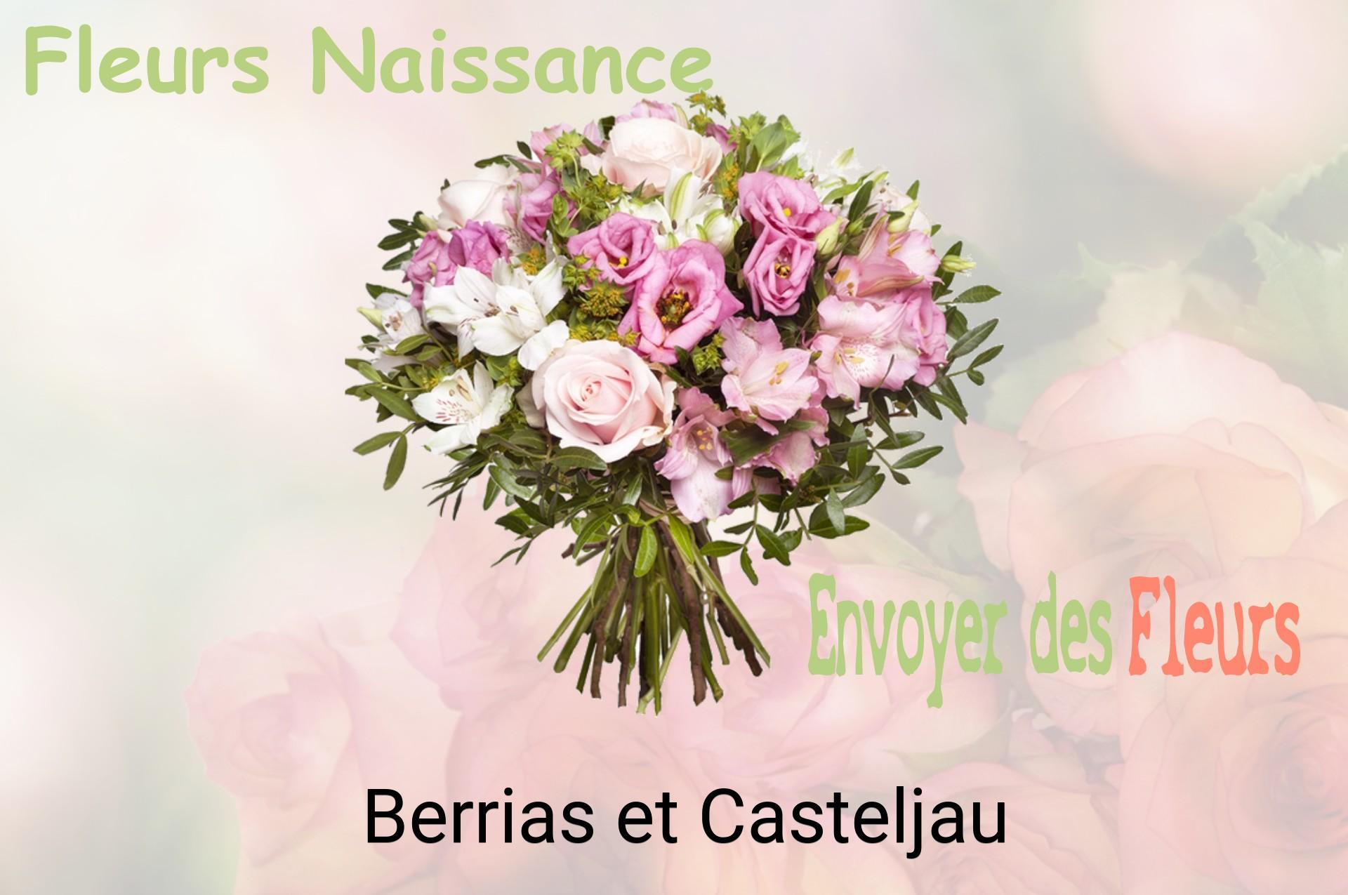 Bouquet de fleurs de naissance livré à Berrias-et-Casteljau
