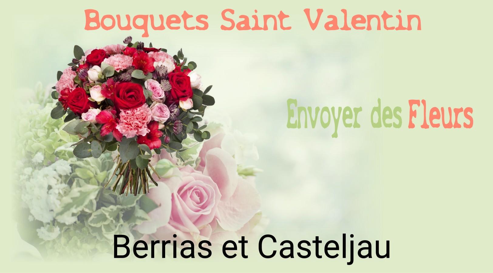 Roses de Saint-Valentin livrées à Berrias-et-Casteljau